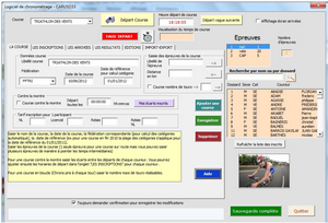 Chronométrage sous excel