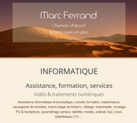 Vers site Marc Ferrand