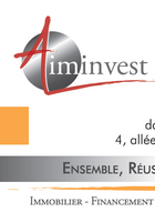 Carte de visite Aiminvest  - design : Mareva Verpillat